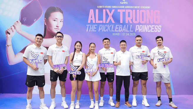 Tay vợt Việt kiều Alix Trương về đội pickleball cùng Lý Hoàng Nam